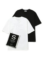 SALON adam et rope’ 【2PACK】VネックT-SHIRTS(Unisex) サロン アダム エ ロペ カットソー カットソーその他 ネイビー