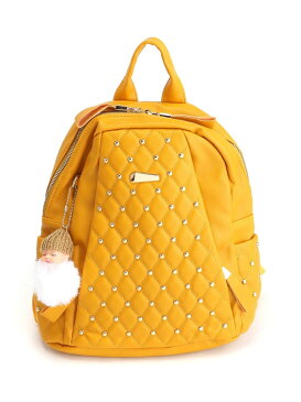 Aimoon (W)リュックサック レディース 大容量 PUレザー リベットバック ミニミニストア バッグ リュック/バックパック イエロー グリーン ブラック ブルー レッド