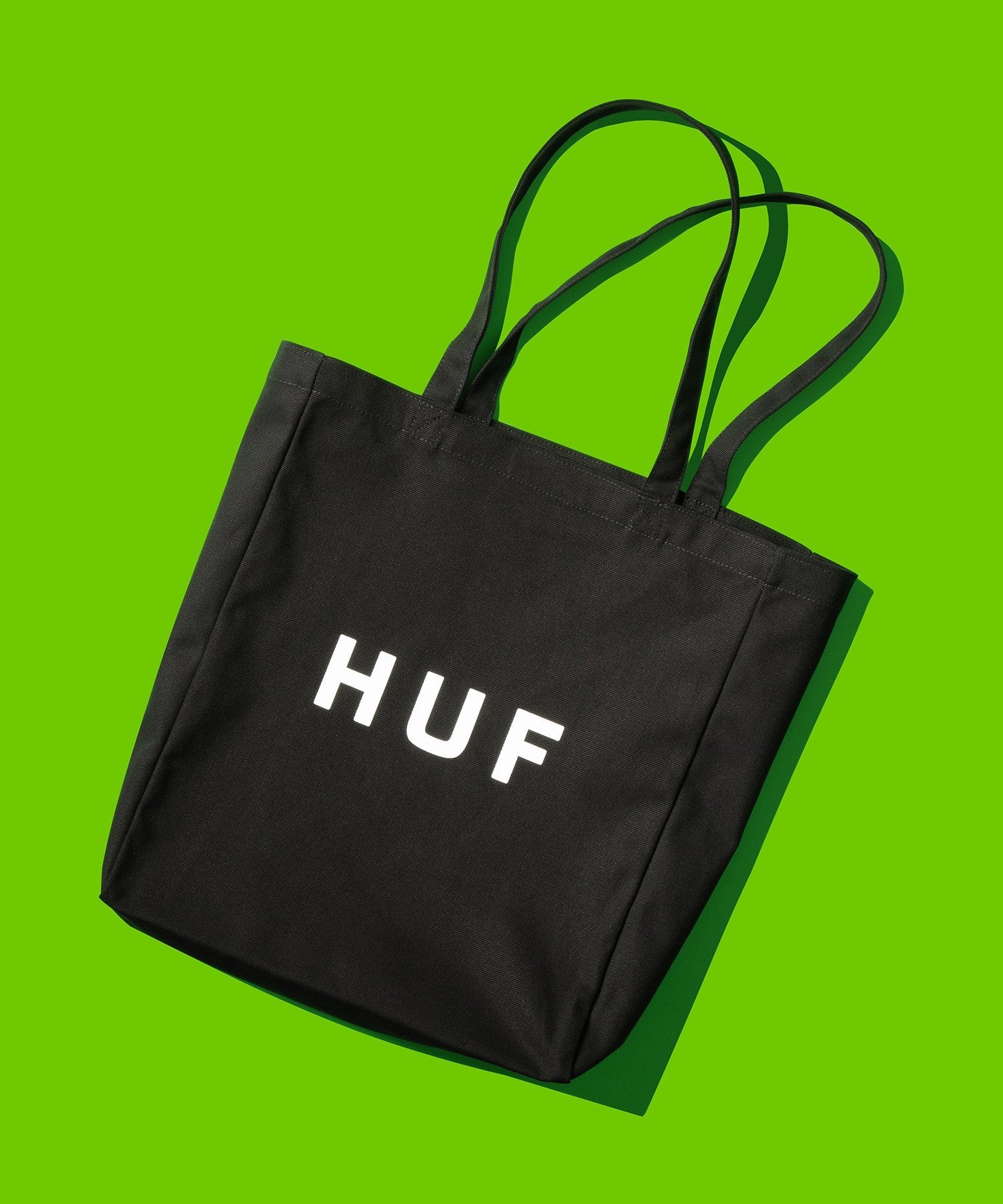 HUF HU22F OG LOGO TOTE BAG M ハフ バッグ トートバッグ ブラック ホワイト ベージュ