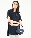 自由区 服 レディース 【SALE／40%OFF】自由区 【WEB限定・洗える・XSサイズあり】ハイツイストコットンアセテートテントライン ニット ジユウク トップス ニット ネイビー ベージュ カーキ【送料無料】