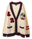 【SALE/40%OFF】Candy Stripper CS COLLEGE KNIT CARDIGAN キャンディストリッパー トップス カーディガン ホワイ...