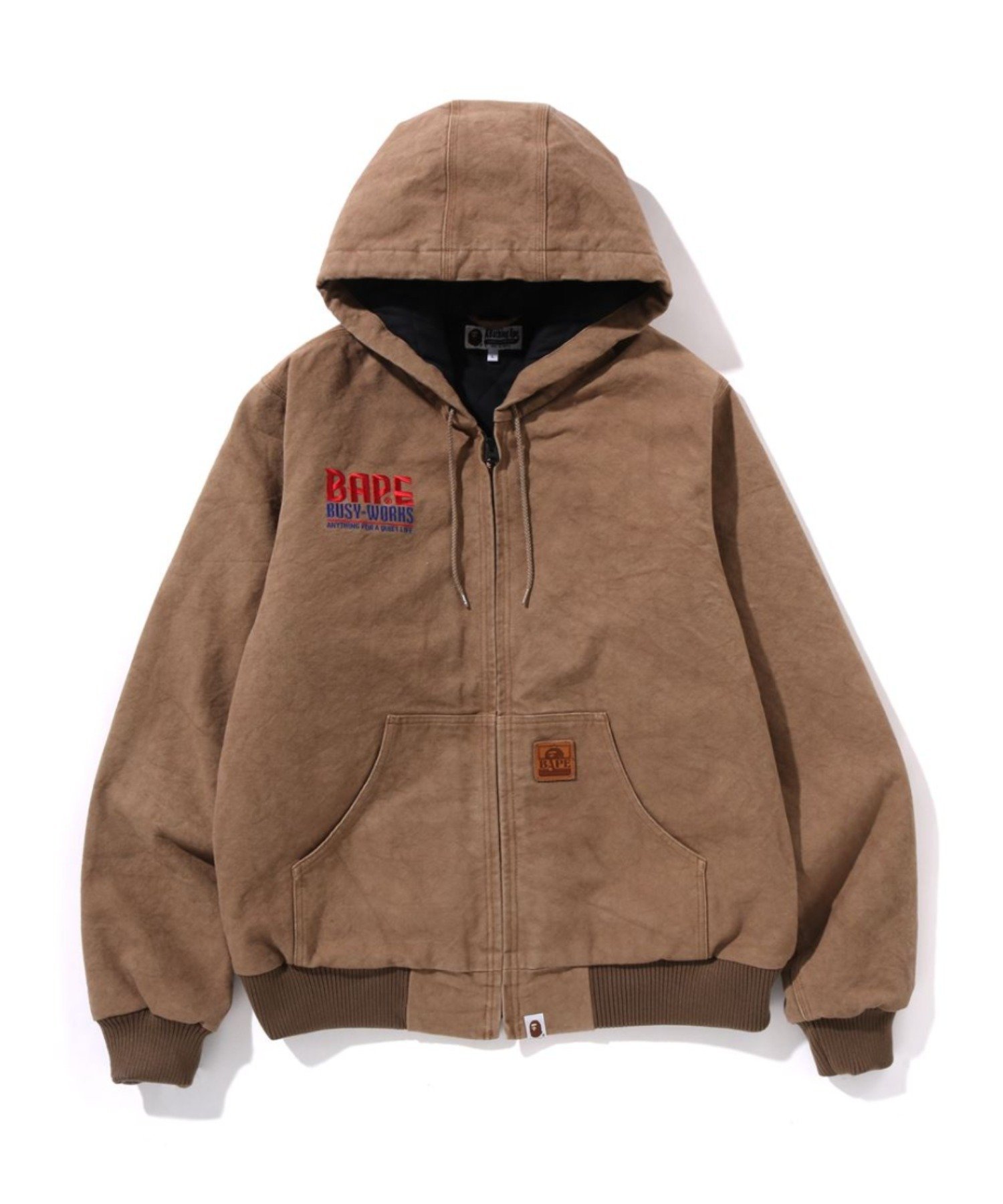 A BATHING APE ACTIVE JACKET ア ベイシング エイプ ジャケット・アウター ブルゾン・ジャンパー ベージュ ネイビー【送料無料】