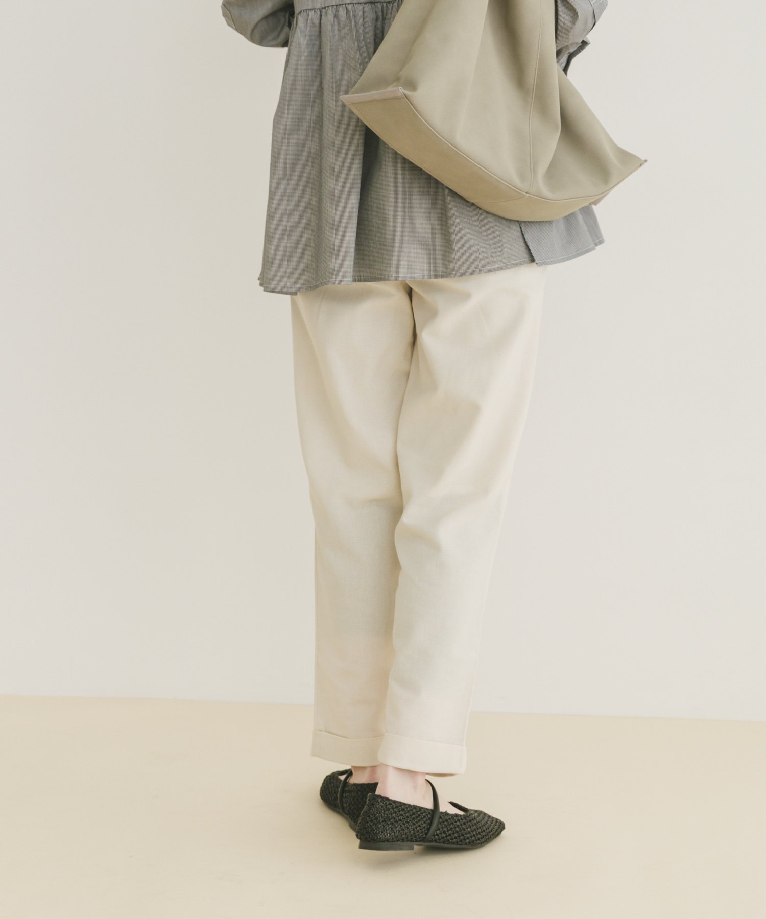 【SALE／40%OFF】URBAN RESEARCH ITEMS リネン混イージーパンツ アーバンリサーチ...