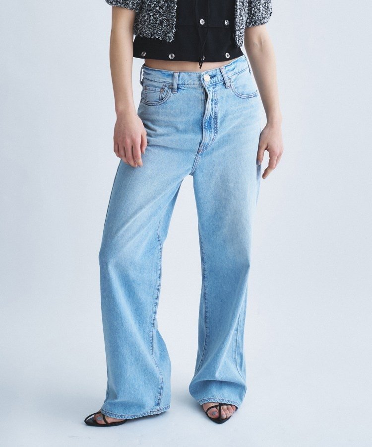 CODE A NEEDBY heritage｜LUNA コードエー パンツ ジーンズ・デニムパンツ ホワイト ブルー