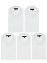 TAKA-Q 【WEB限定】形態安定 吸水速乾 スタンダードフィット 長袖 ワイシャツ 5枚 セット 白 ビジネスシャツ シャツ yシャツ トップス ノーアイロ...