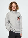 【SALE/49%OFF】GAP (K)リラックス 1/4ジップアップ グラフィック スウェット・トレーナー (キッズ) ギャップ トップス スウェット・トレー...