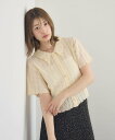 RETRO GIRL CTレースカーデ レトロガール トップス カーディガン ベージュ ホワイト ブラック