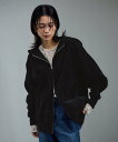 SALON adam et rope' ジップパーカー-CreamyCotton /クリーミーコットン- サロン アダム エ ロペ トップス パーカー・フーディ...