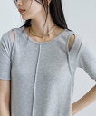 【SALE/20%OFF】GALLEST 【一部店舗限定】リブカットソーワンピース インディヴィ ワンピース・ドレス その他のワンピース・ドレス ブラウン ブラ...