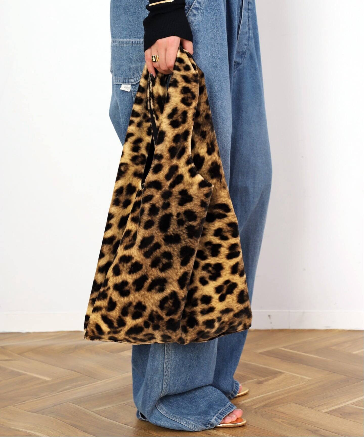 AP STUDIO レオパードバッグ エーピーストゥディオ バッグ ハンドバッグ ブラウン【送料無料】のサムネイル