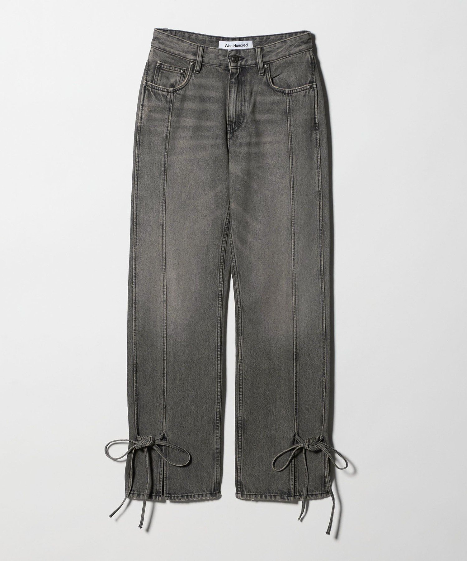 BEAUTY&YOUTH UNITED ARROWS ＜Won Hundred＞BELLA ストリング パンツ ビューティー＆ユース ユナイテッドアローズ パンツ その他のパンツ グレー【送料無料】