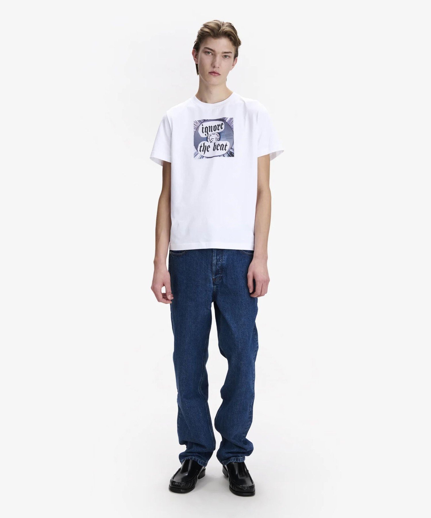 A.P.C. Ignore The Beat Tシャツ アー・ぺー・セー トップス カットソー・Tシャツ ホワイト【送料無料】