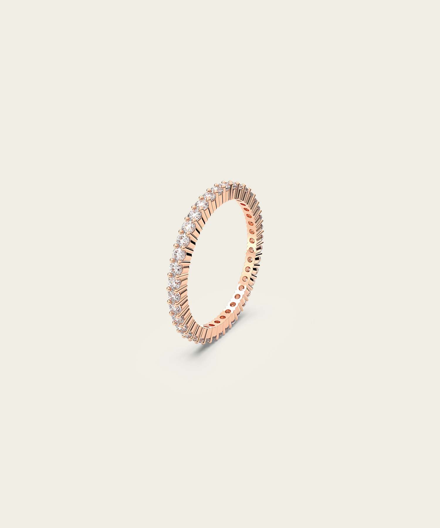 SWAROVSKI 【公式】【スワロフスキー】Matrix Vittore リング, ラウンドカット スワロフスキー アクセサリー・腕時計 リング・指輪 ホワイト【送料無料】