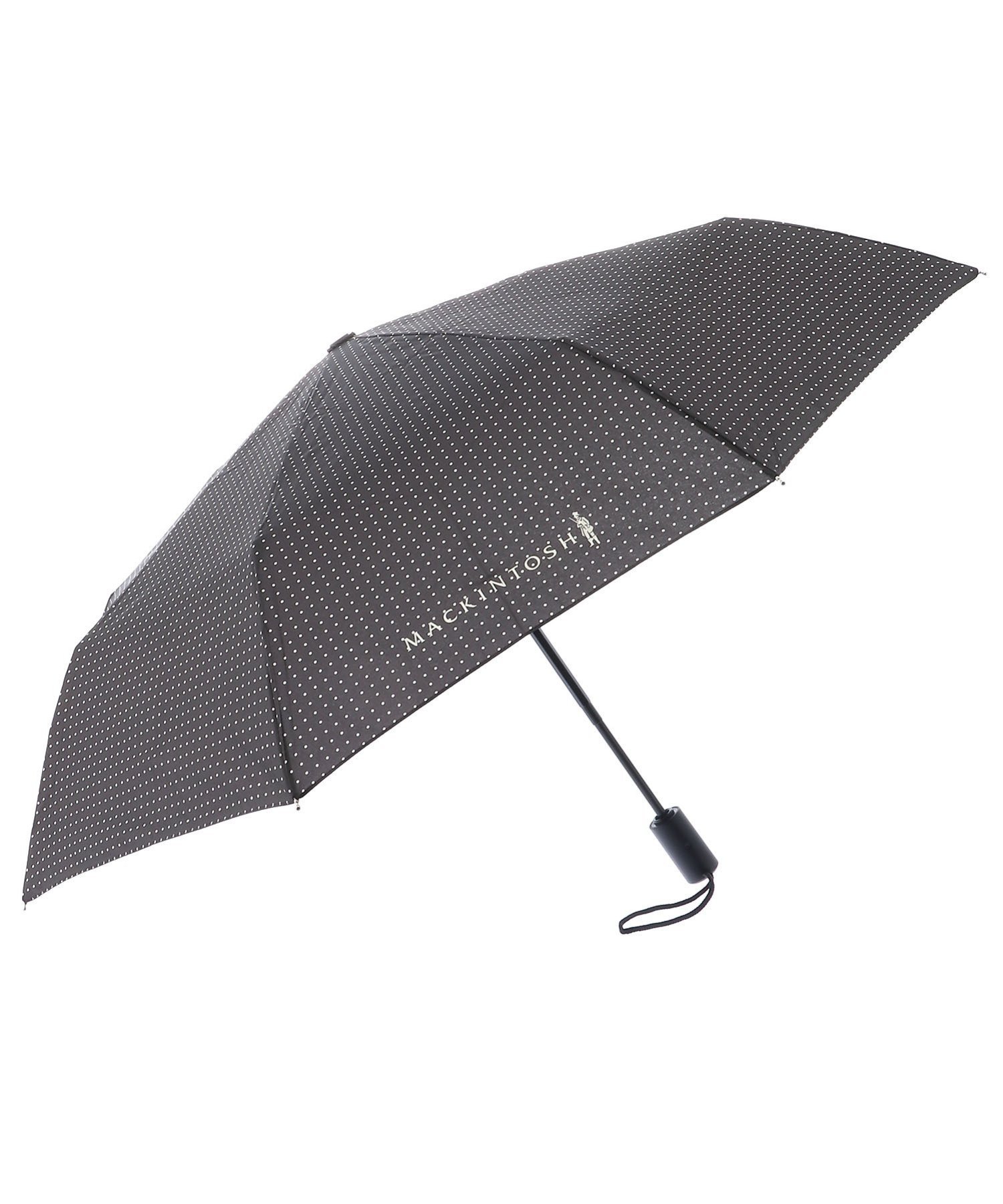 MACKINTOSH 【マッキントッシュ公式】 AYR マッキントッシュ ファッション雑貨 折りたたみ傘 ネイビー ブラック【送料無料】