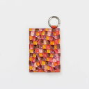 enHANCE 【WALLET SLAYLER】LEATHER CARD CASE CHECK-ORANGE エンハンス ファッション雑貨 その他のファッション...
