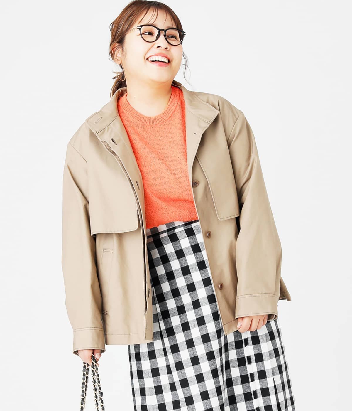 【SALE／30%OFF】NEWYORKER WOMEN L-SIZE 【L】HORSE CLOTH スタンドカラーショートアウター ニューヨ..