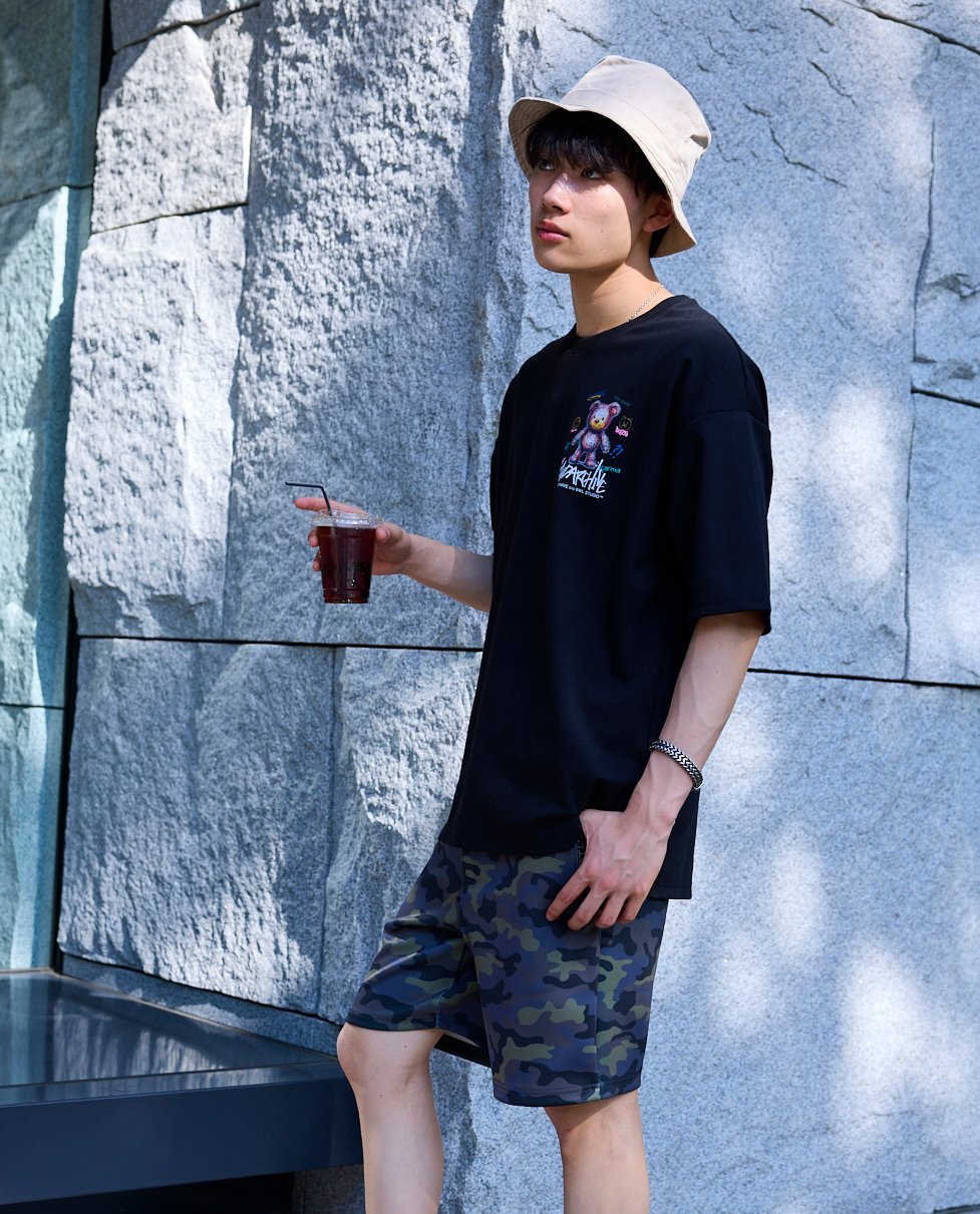 YEVS 【2ND ARCHIVE】2ND ARCHIVE TEE【ユニセックス】 半袖Tシャツ イーブス トップス カットソー・Tシャツ ブラック ホワイト【送料無料】