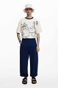 Desigual 調節可能なカーゴパンツ デシグアル パンツ カーゴパンツ ネイビー【送料無料】