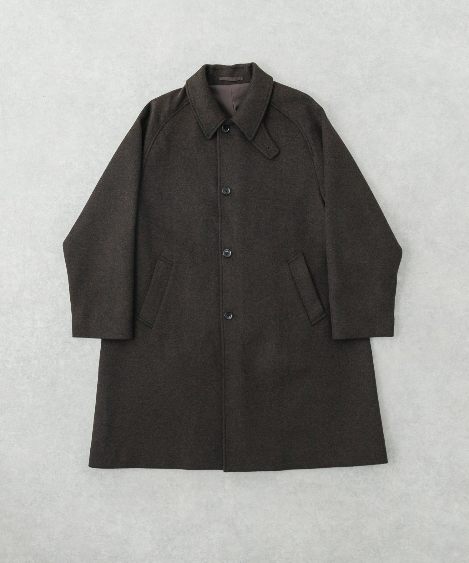 URBAN RESEARCH WOOL BAL COLLAR COAT アーバンリサーチ ジャケット・アウター ステンカラーコート カーキグリーン ブラウン ネ...
