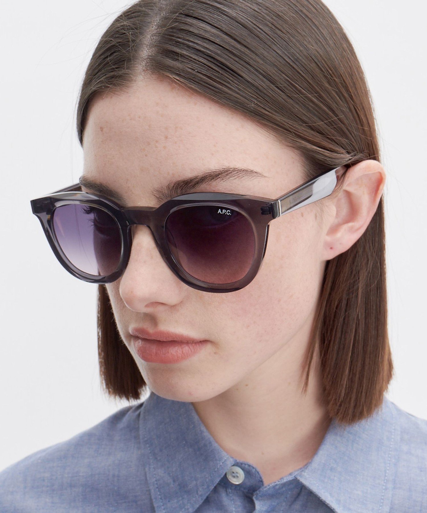 A.P.C. Lou サングラス アー・ぺー・セー ファッション雑貨 サングラス グレー【送料無料】