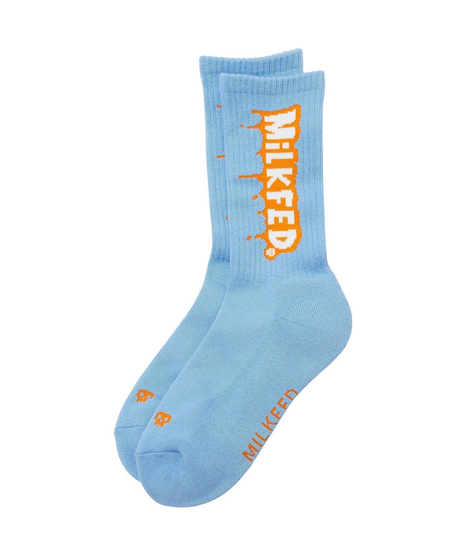MILKFED. MELT MILKFED. SOCKS ミルクフェド アクセサリー・腕時計 その他のアクセサリー・腕時計 ブラック ホワイト