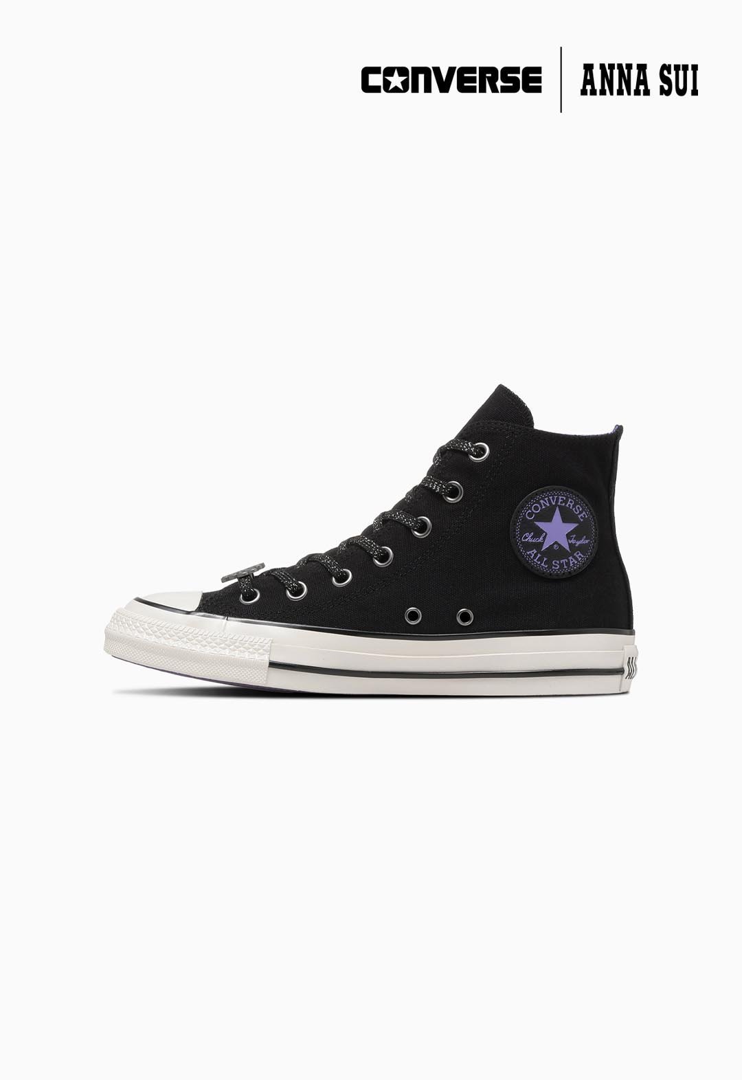 ALL STAR AGED HI / ANNA SUI BLACK/PURPLE アナ スイ シューズ・靴 スニーカー ブラック