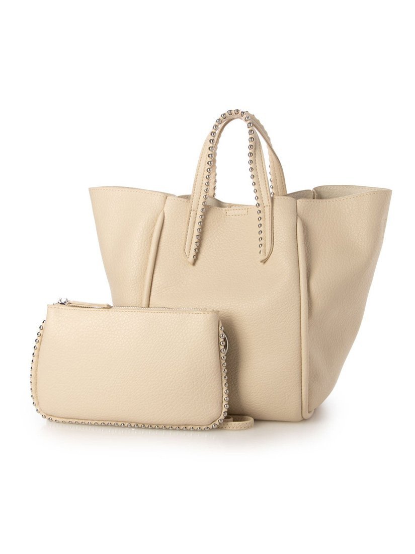 cache cache カシュカシュ cachecache / ミニショルダー付ボールチェーン2wayトートバッグ アンビリオン バッグ トートバッグ ブラック ブラウン【送料無料】