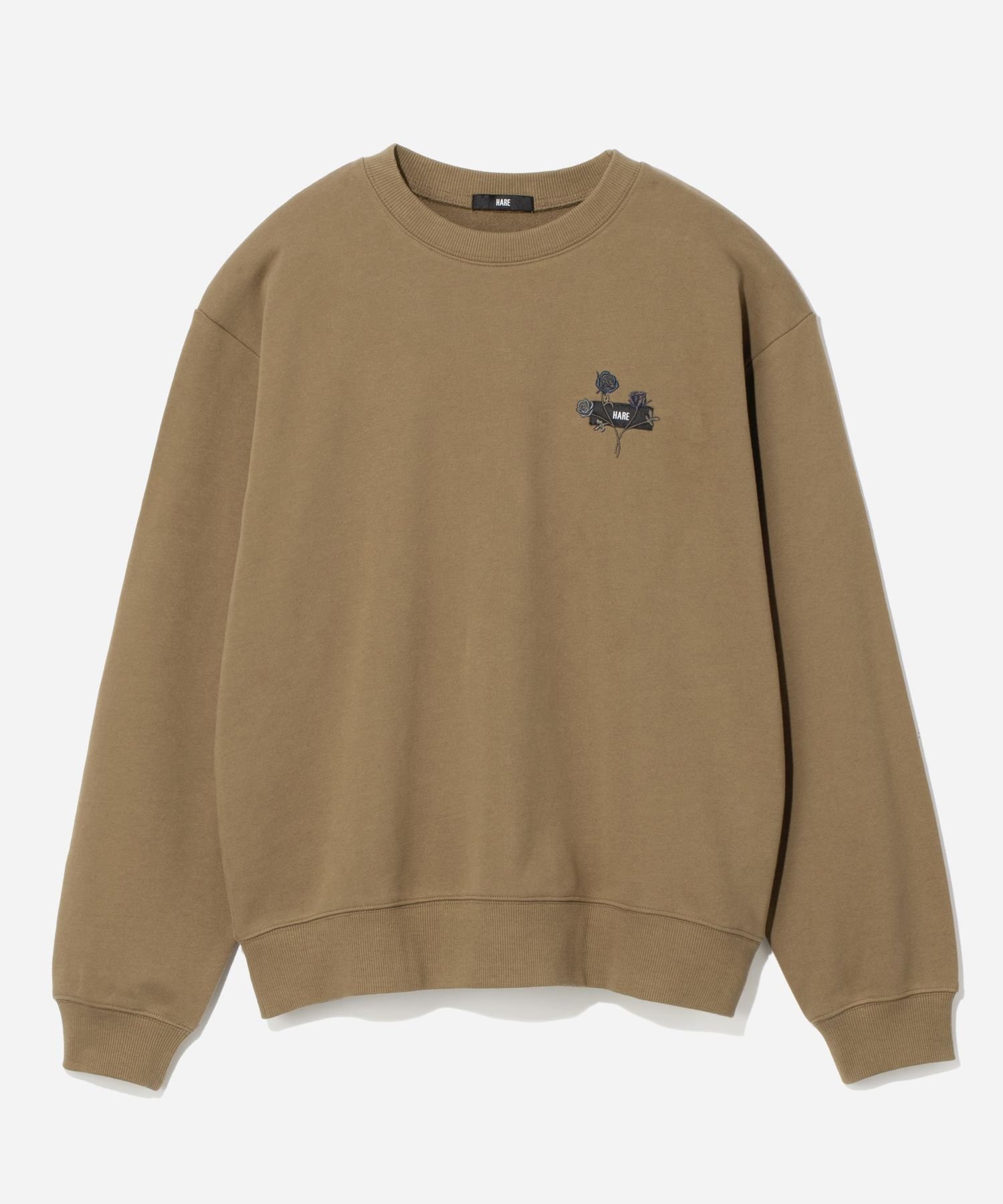 HARE HAREタグロゴシシュウスウェット ハレ トップス スウェット・トレーナー ブラック ホワイト ブラウン パープル【送料無料】のサムネイル