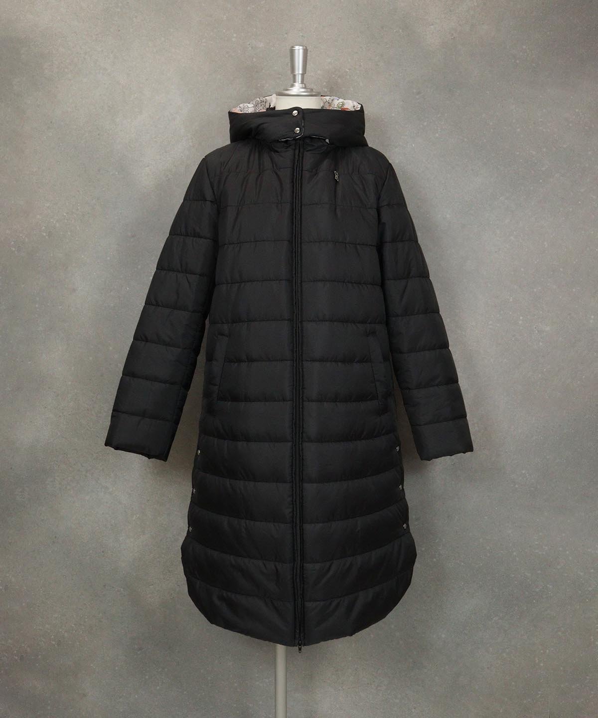 【SALE／40%OFF】STUDIO PICONE 吸水速乾ミドル丈中綿コート スタジオピッコーネ ジャケット・アウター ブルゾン・ジャンパー ホワイト ベージュ ブラック【送料無料】