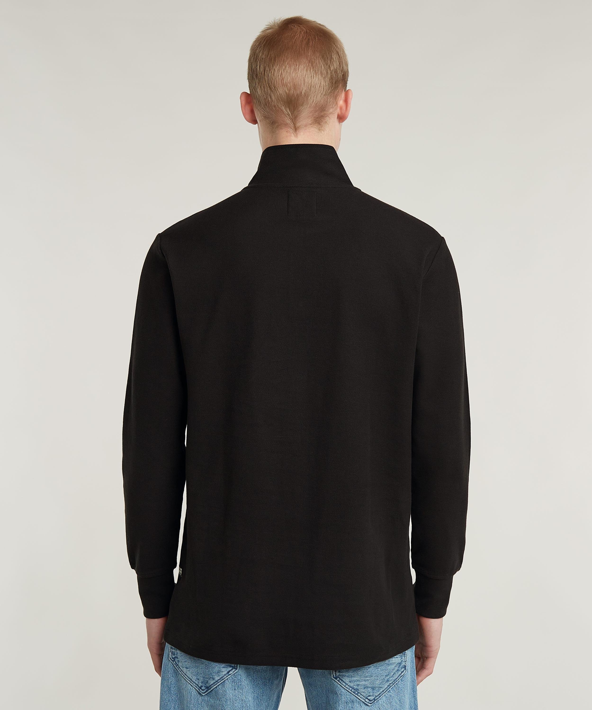 【公式ショップ】HALF ZIP TWEETER /ライトウェイトハーフジップスウェット ジースターロゥ トップス カットソー・Tシャツ ブラック