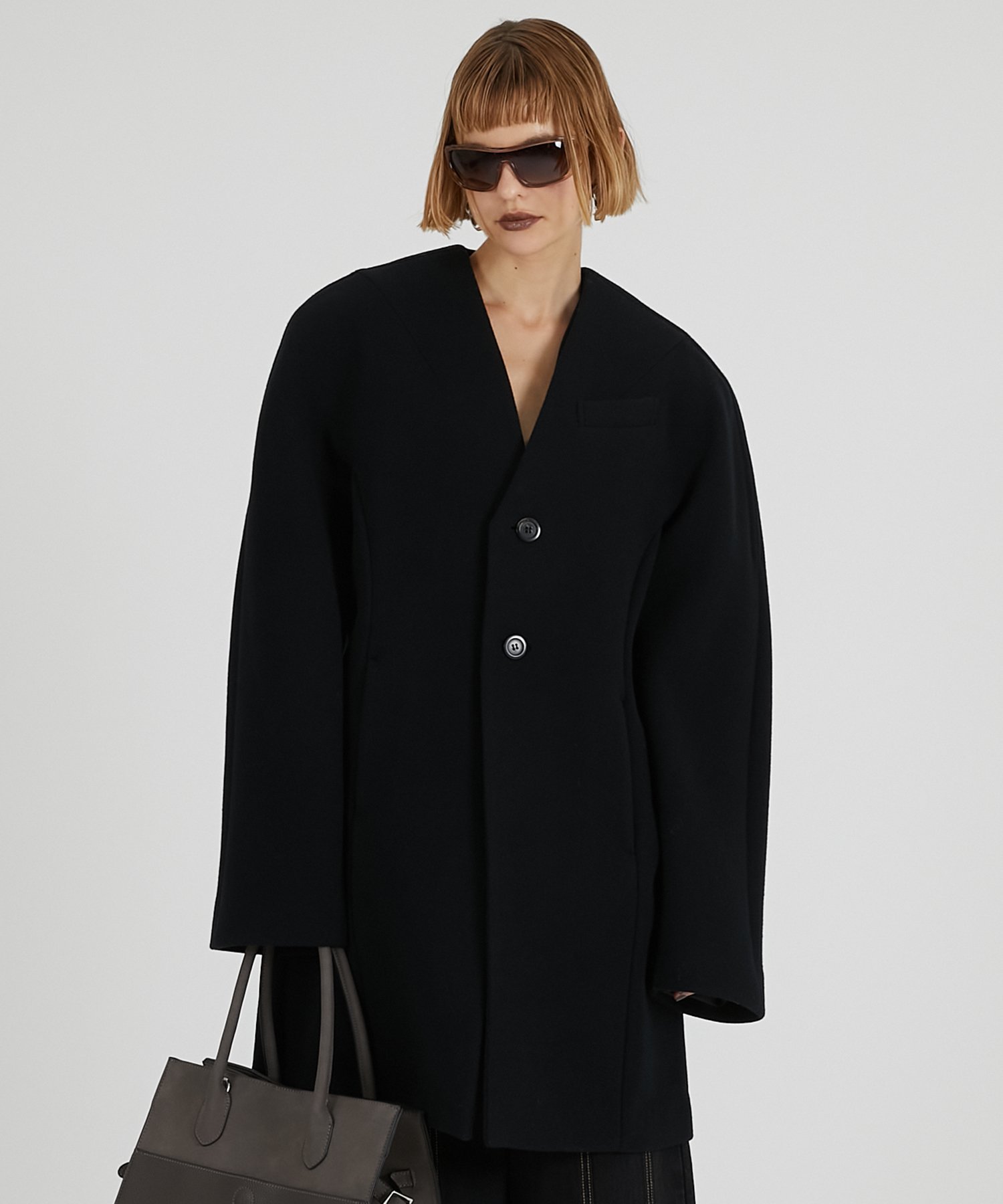 PRANK PROJECT ラガーコート プランク プロジェクト ジャケット・アウター その他のジャケット・アウター ブラック【送料無料】のサムネイル