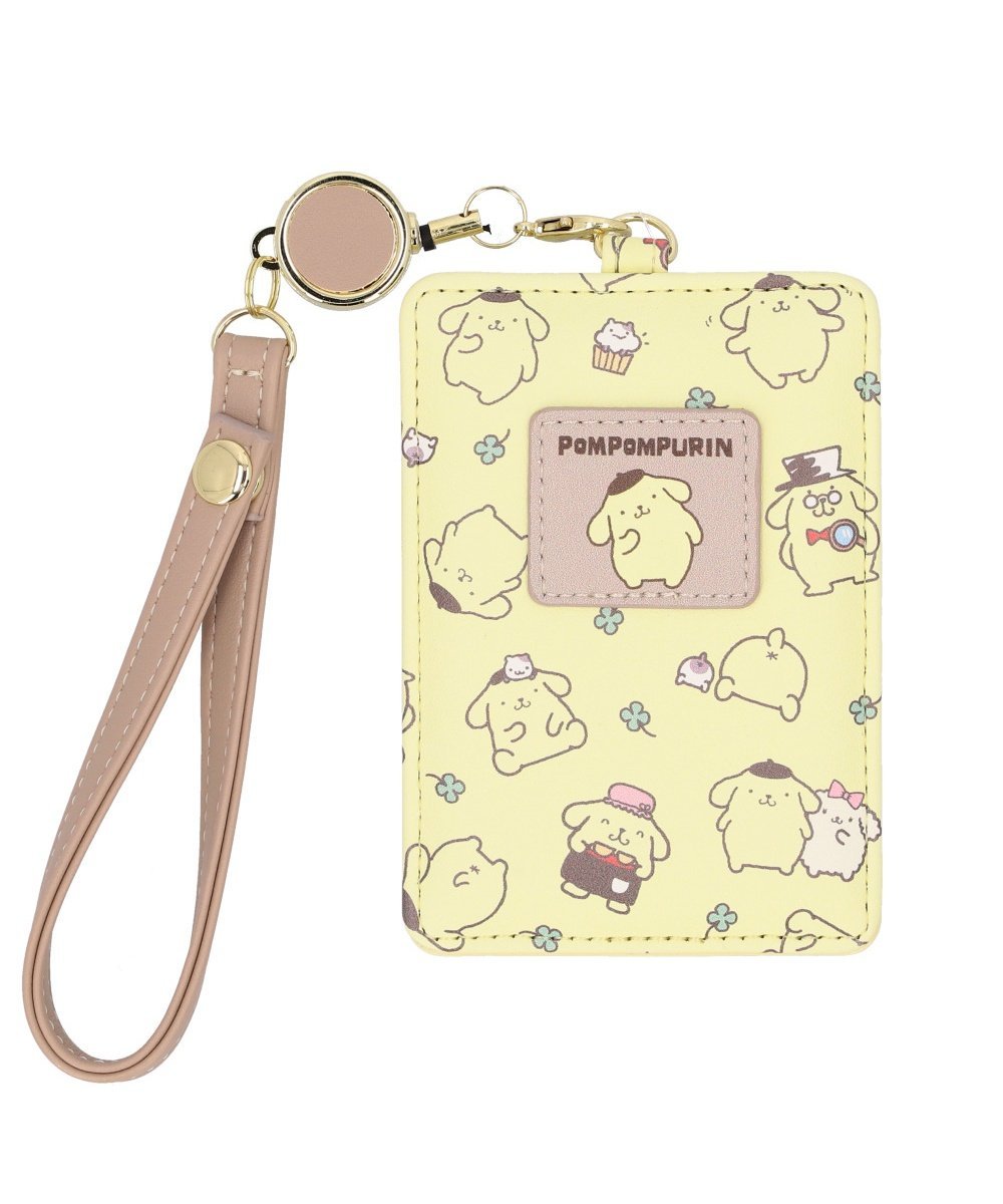 BACKYARD FAMILY キャラクター リール付パスケース ローラ 財布・ポーチ・ケース パスケース・定期入れ ホワイト