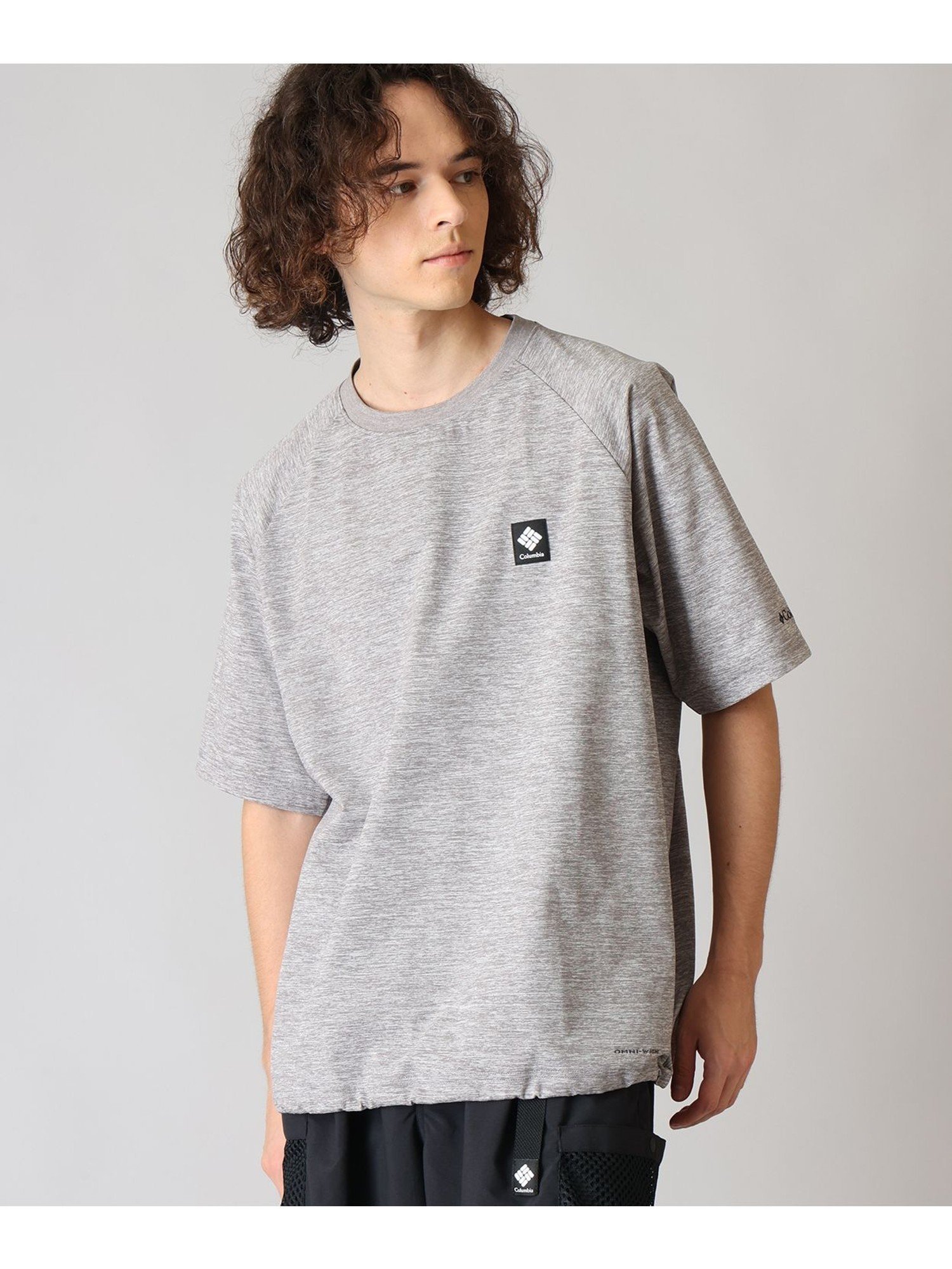 Columbia/ レイリバーショートスリーブポケットTシャツ /コロンビア コロンビア トップス カットソー・Tシャツ グレー ホワイト パープル