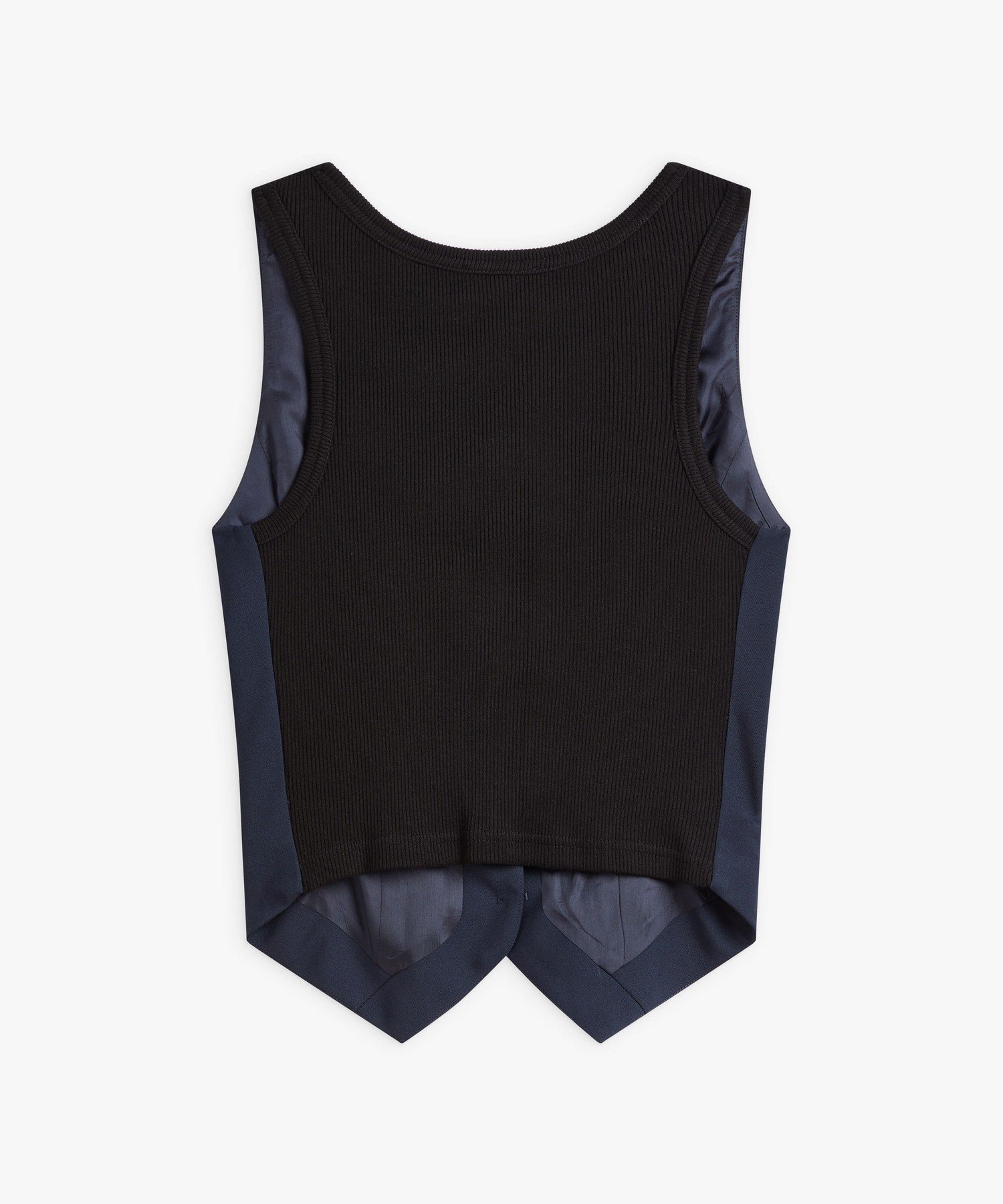 US55 GILET ジレ アニエスベー トップス シャツ・ブラウス ネイビー