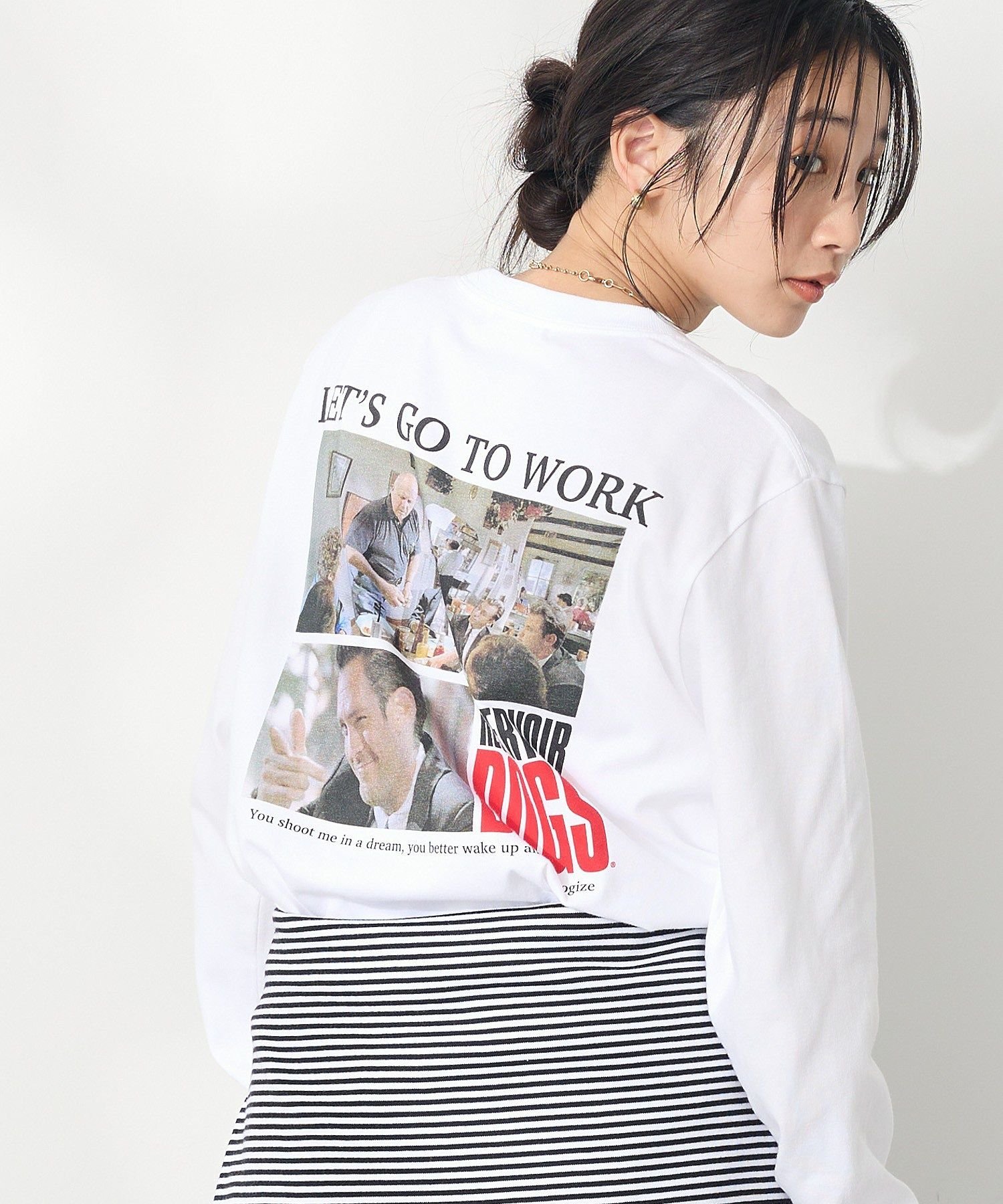 【SALE／20%OFF】CRAFT STANDARD BOUTIQUE 【ユニセックス】RESERVOIR DOGS ロンTEE クラフトスタンダードブティック トップス カットソー・Tシャツ ホワイト【送料無料】