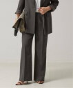 JOURNAL STANDARD L'ESSAGE 《予約》WOOLツイルパンツ ジャーナルスタンダード レサージュ パンツ スラックス・ドレスパンツ グレー【...