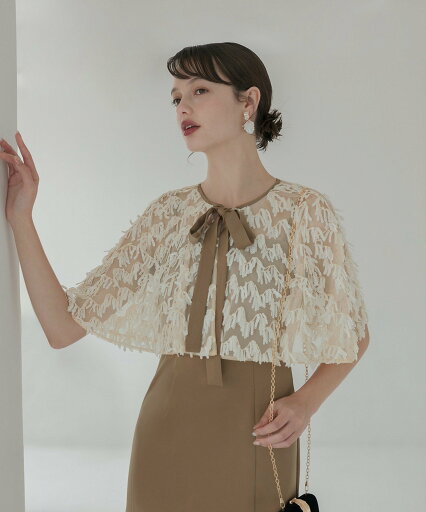 【SALE/10%OFF】Leja LEJA-スパンコールフリンジケープ Iラインワンピースドレス 結婚式レディース レジャ ワンピース・ドレス ドレス ベージュ ブラック【送料無料】 【SALE/10%OFF】Leja LEJA-スパンコールフリンジケープ Iラインワンピースドレス 結婚式レディース レジャ ワンピース・ドレス ドレス ベージュ ブラック【送料無料】