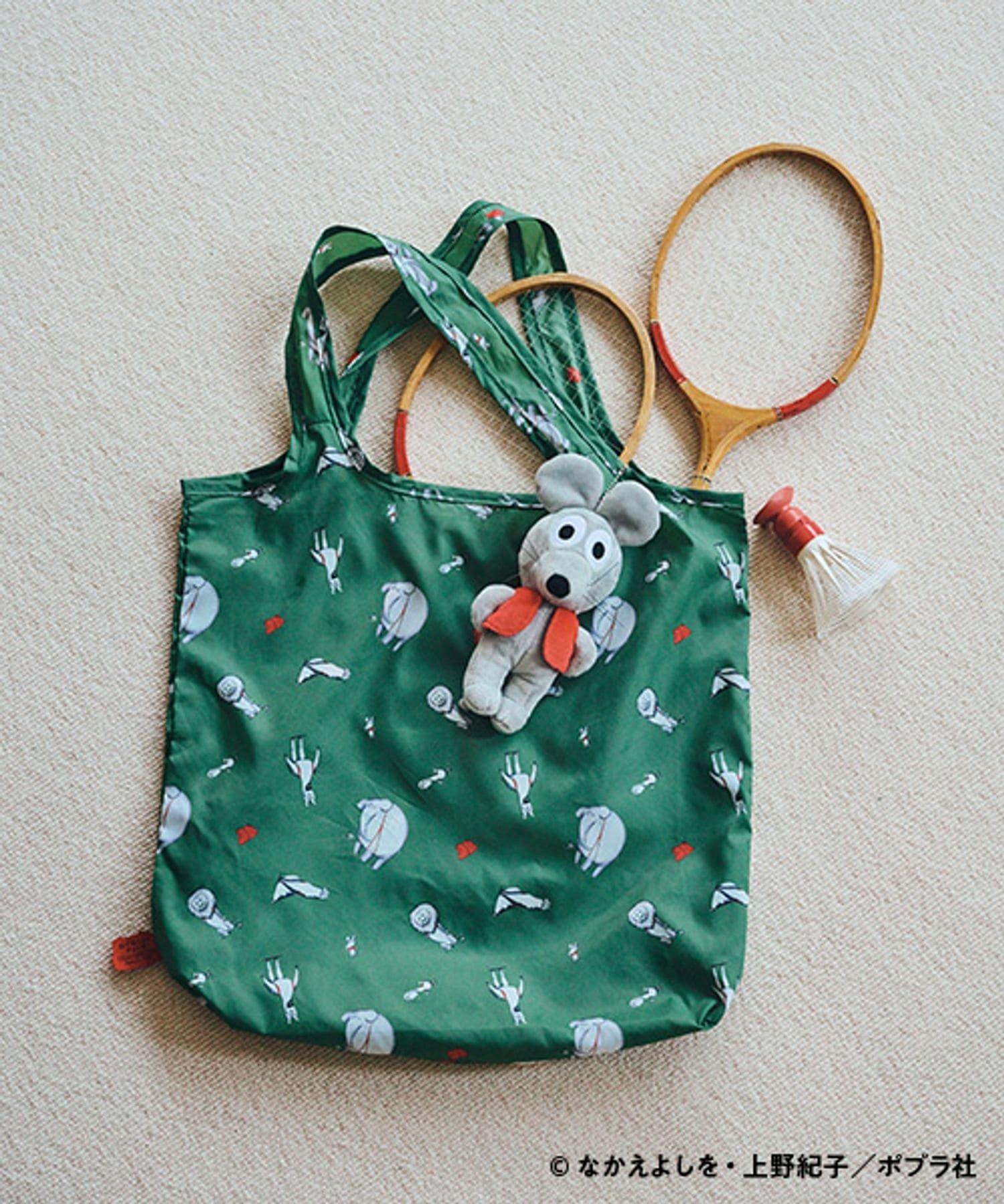 studio CLIP ぬいぐるみINエコバッグ[ねずみくんのチョッキ] スタディオクリップ バッグ エコバッグ・サブバッグのサムネイル