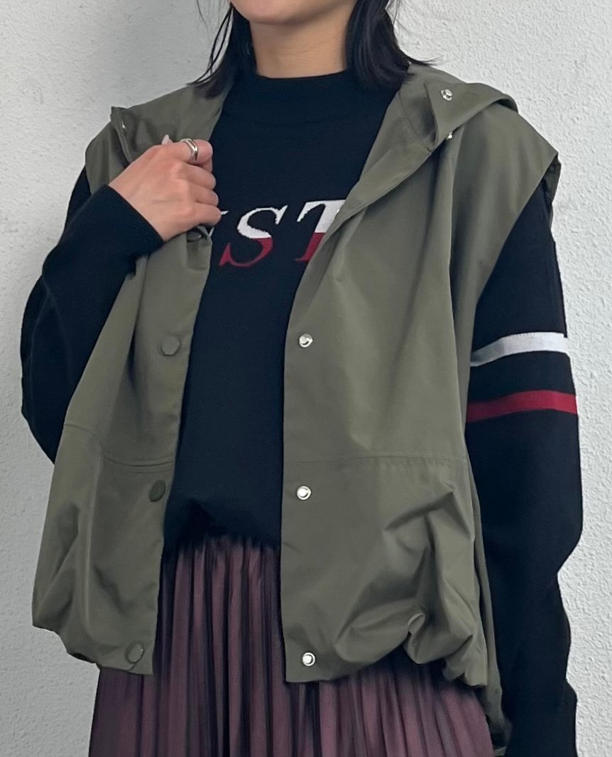 【SALE／30%OFF】YEVS フーディーバルーンベスト イーブス ジャケット・アウター その他のジャケット・..