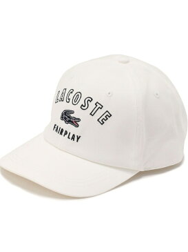 RAWLIFE LACOSTE/ラコステ/twillcap ロウライフ 帽子/ヘア小物 帽子その他 ホワイト ブラック ベージュ レッド ネイビー【送料無料】