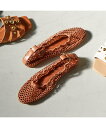 【SALE/50%OFF】Au BANNISTER フィッシュネットフラットサンダル オゥ・バニスター シューズ・靴 サンダル ブラック ブラウン ベージュ【送...