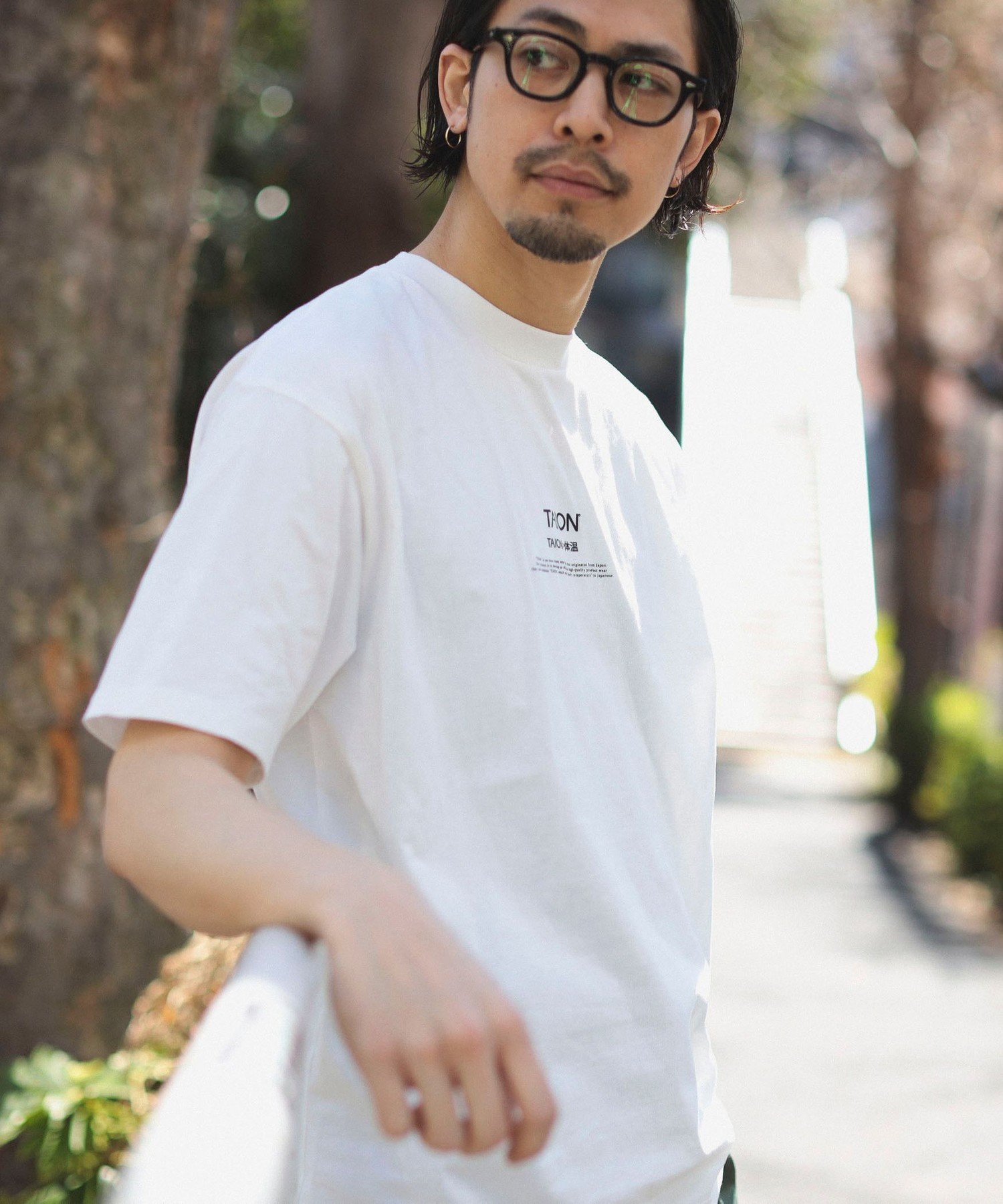 ビームス B:MING by BEAMS TAION / ベーシック ロゴ ストレージ Tシャツ 24SS ビーミング ライフストア バイ ビームス トップス カットソー・Tシャツ ホワイト ブラック