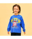 【SALE/47%OFF】BREEZE WEB限定 スーパーヒーロー 長袖Tシャツ エフオーオンラインストア トップス カットソー・Tシャツ ブルー グレー ホ...
