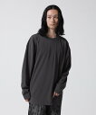 B'2nd ATON (エイトン)FRESCA PLATE / OVERSIZED L/S T-SHIRT ビーセカンド トップス カットソー・Tシャツ ネイビ...