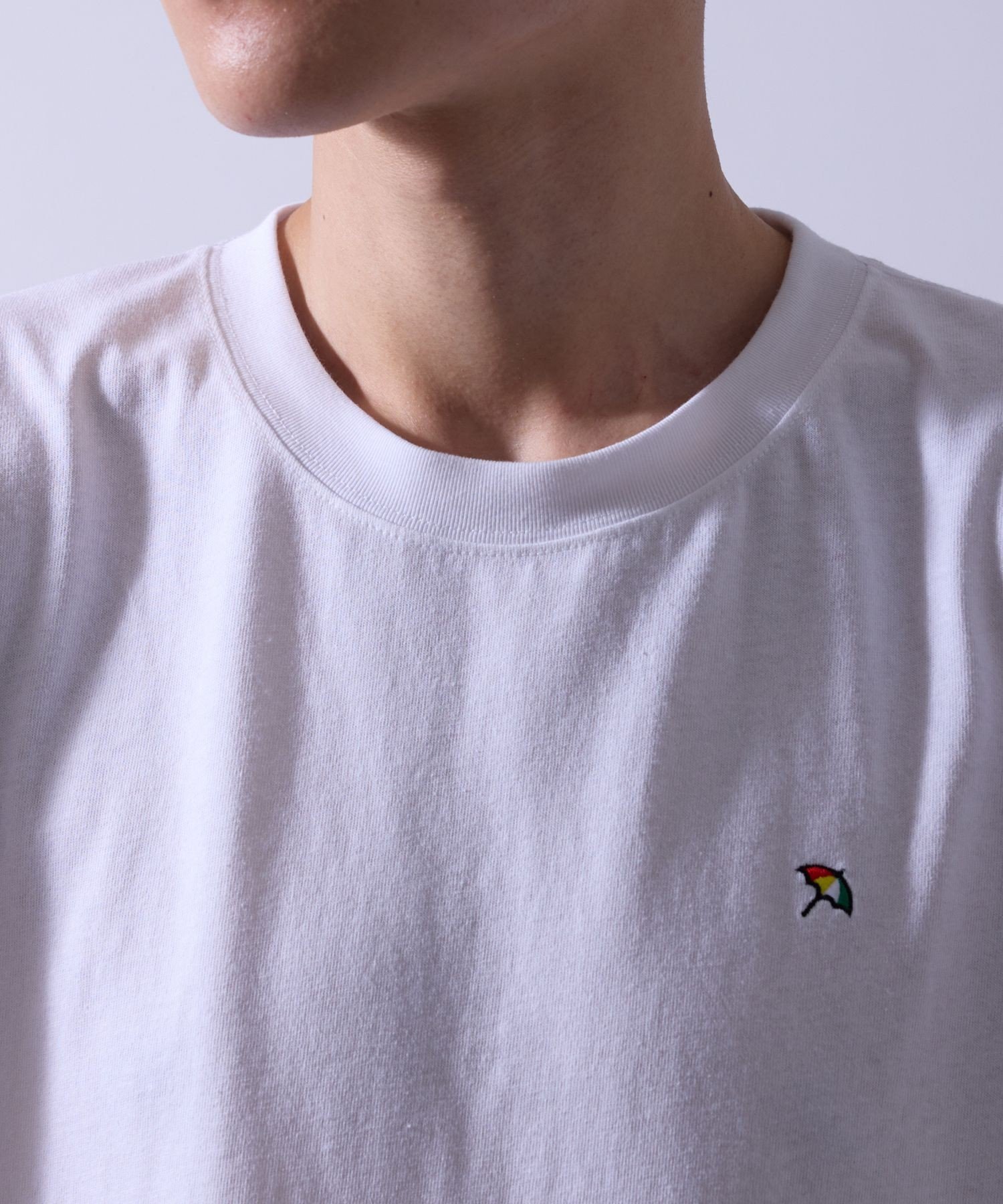 j.n.r.d 【ARNOLD PALMER * j.n.r.d】別注/ワンポイントTシャツ ジュン スタンダード ピックス トップス カットソー・Tシャツ ブラック ホワイト【送料無料】