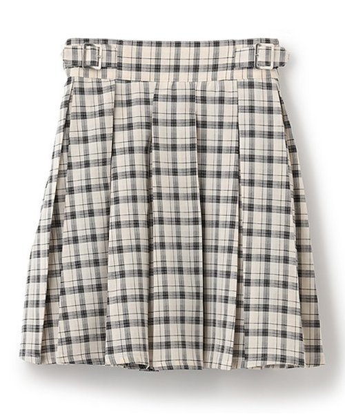 mezzo piano Junior 【人気商品再入荷】【直営店で取り扱い無し】バックルベルトスカパン ナルミヤオンライン パンツ その他のパンツ ブルー ホワイト【送料無料】のサムネイル