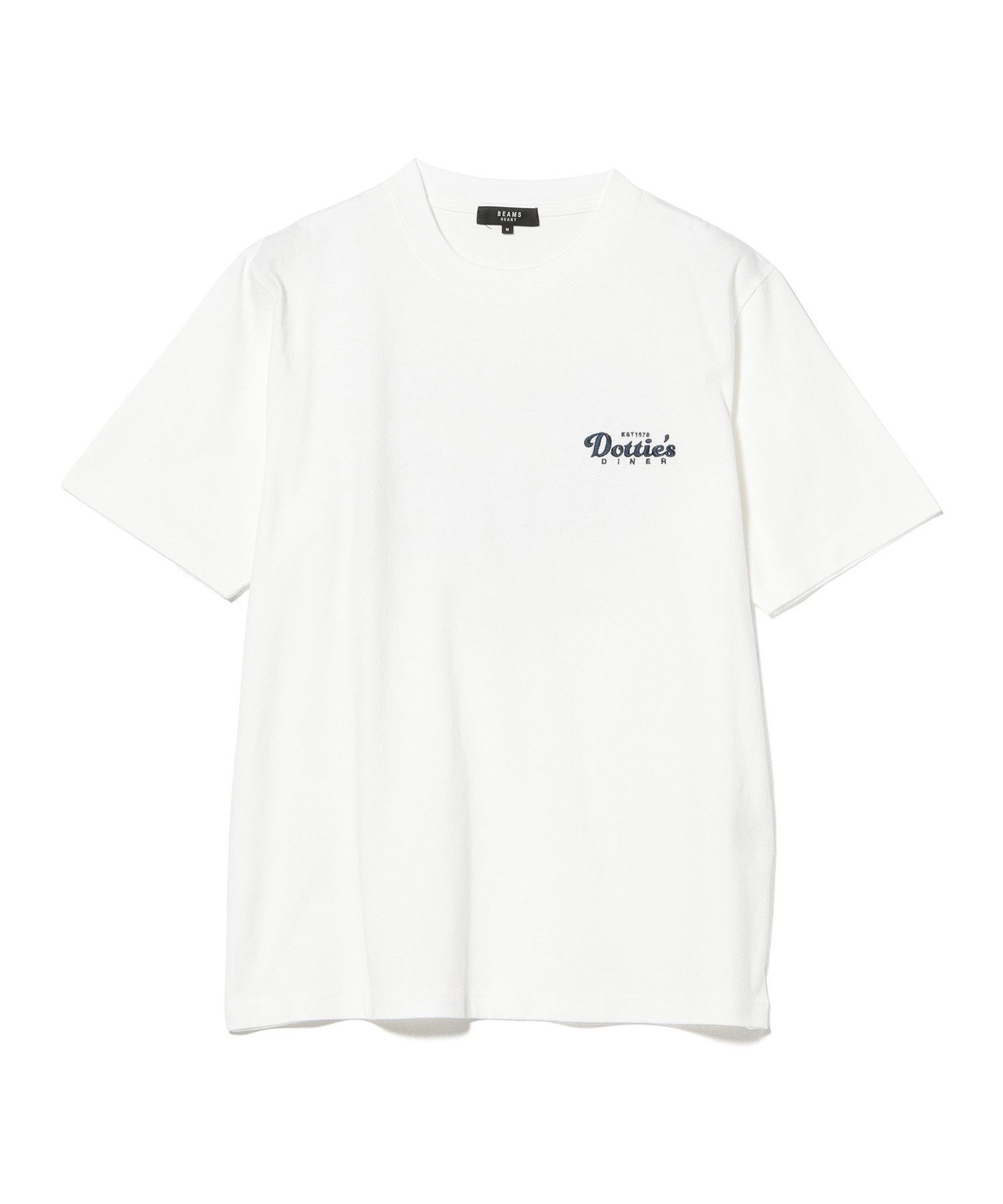 MEN 【8/6値下げ】【ユニセックス】ダイナー グラフィック Tシャツ ビームス ハート トップス カットソー・Tシャツ ホワイト ベージュ