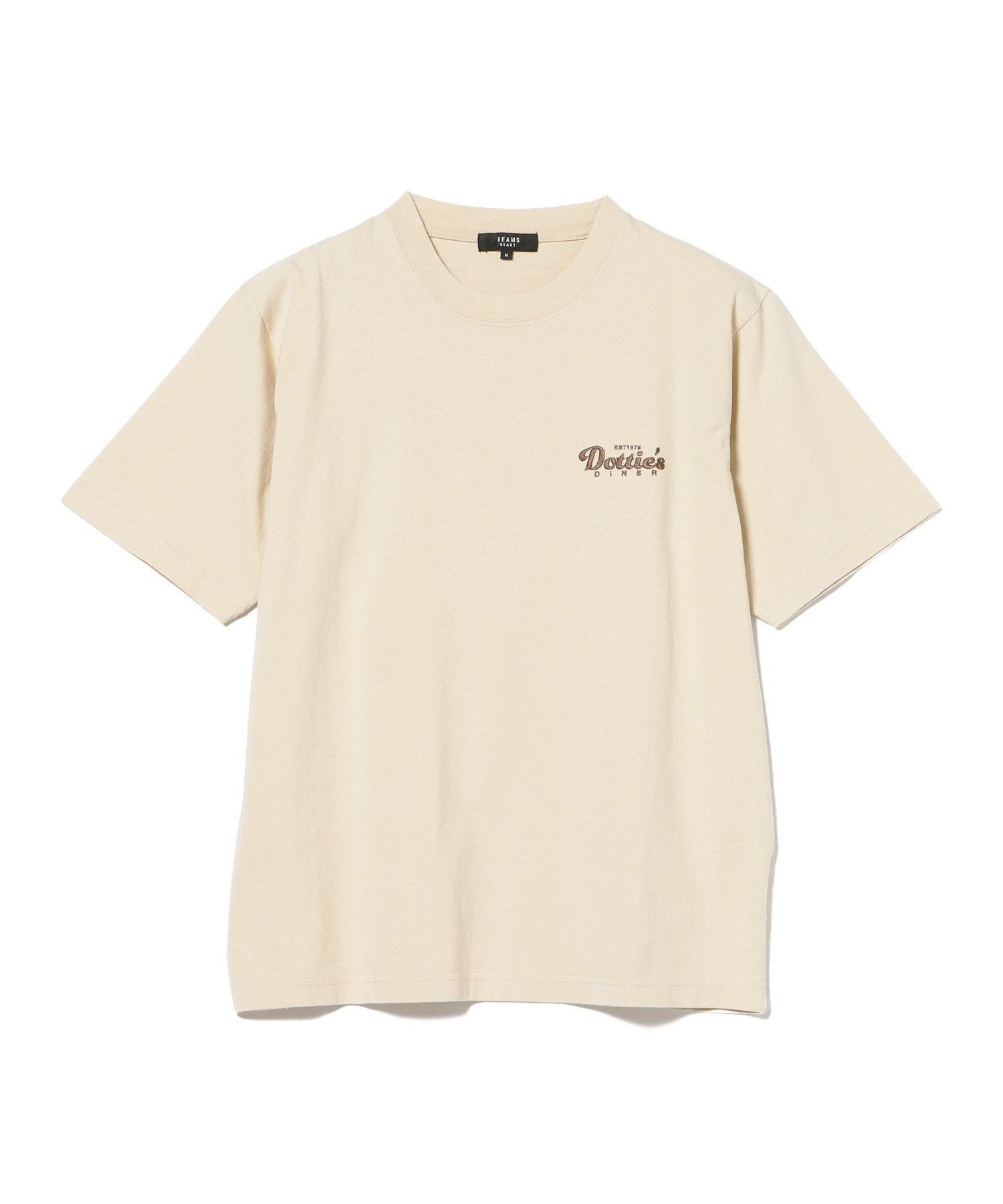 MEN 【8/6値下げ】【ユニセックス】ダイナー グラフィック Tシャツ ビームス ハート トップス カットソー・Tシャツ ホワイト ベージュ