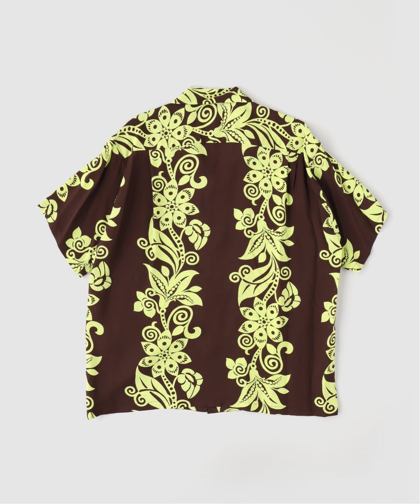 JOURNAL STANDARD SUN SURF / サンサーフ "PICTOGRAPH FLOWER"S/S RAYON HAWAIIAN SHIRT ジャーナル スタンダード トップス シャツ・ブラウス ブラウン
