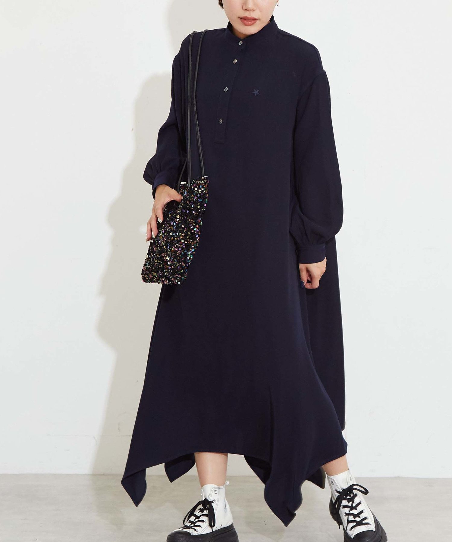 CONVERSE TOKYO WOMEN IRREGULAR HEM DRESS Ro[XgELE s[XEhX s[X lCr[ zCgyz